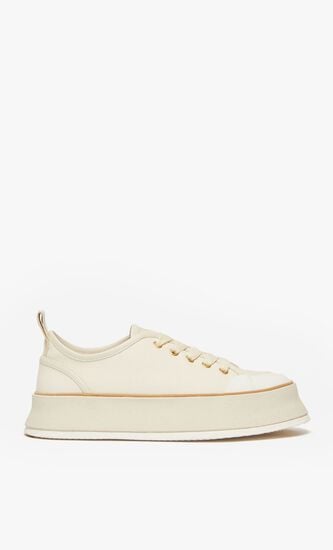 Canvas Platform Sneakers
