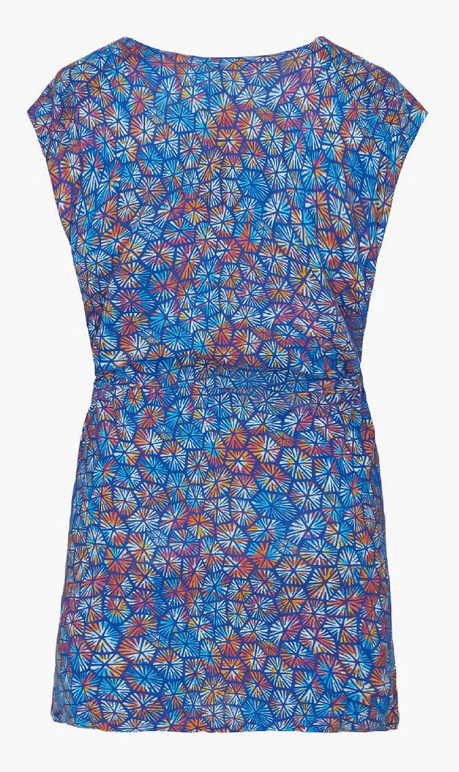 V Neckline Linen Dress