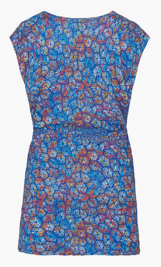 V Neckline Linen Dress