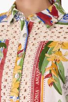 Tropical Destination Crochet Shirt