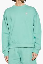 SWEATSHIRT NON BRUSHED SWEAT FABRIC MEDUSA PATCH