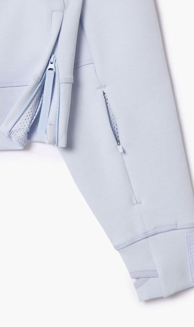 Short Cut Cotton Hoodie