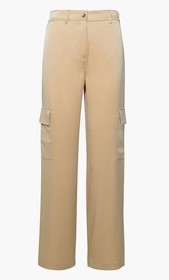 SATIN CARGO PANT