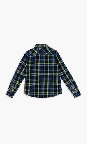 YD POPLIN ADJ LS SHIRT