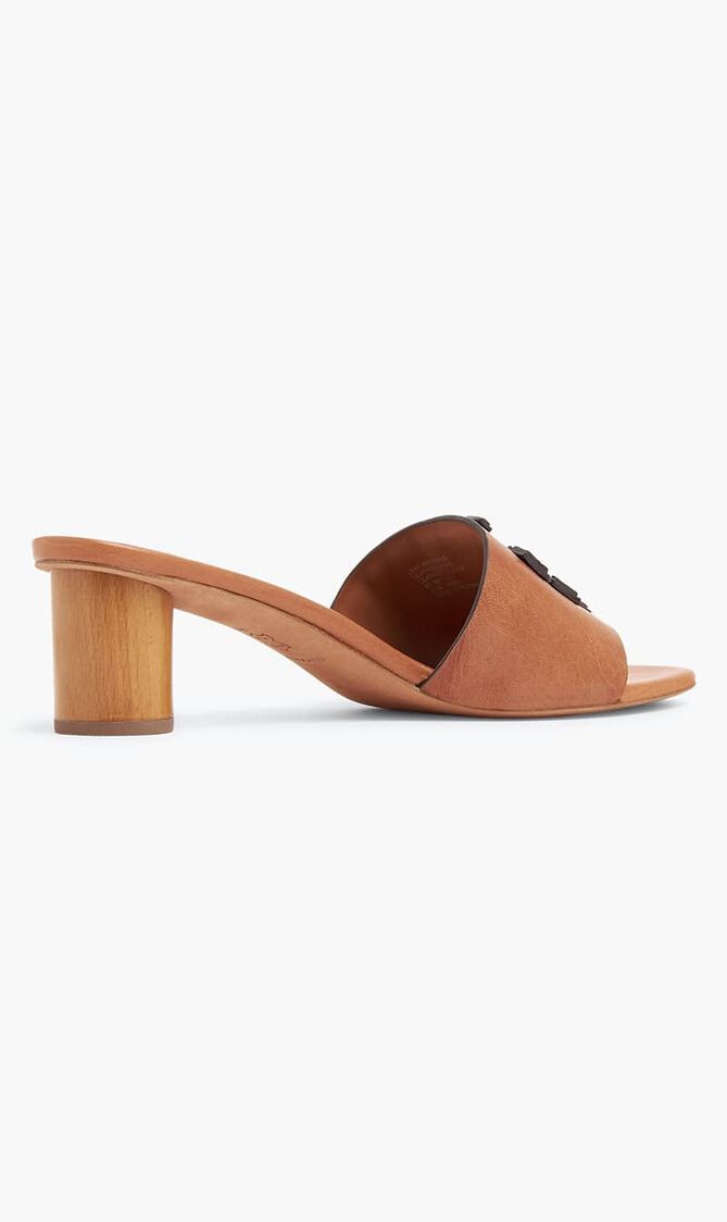 Double Stack Logo Mule Sandal