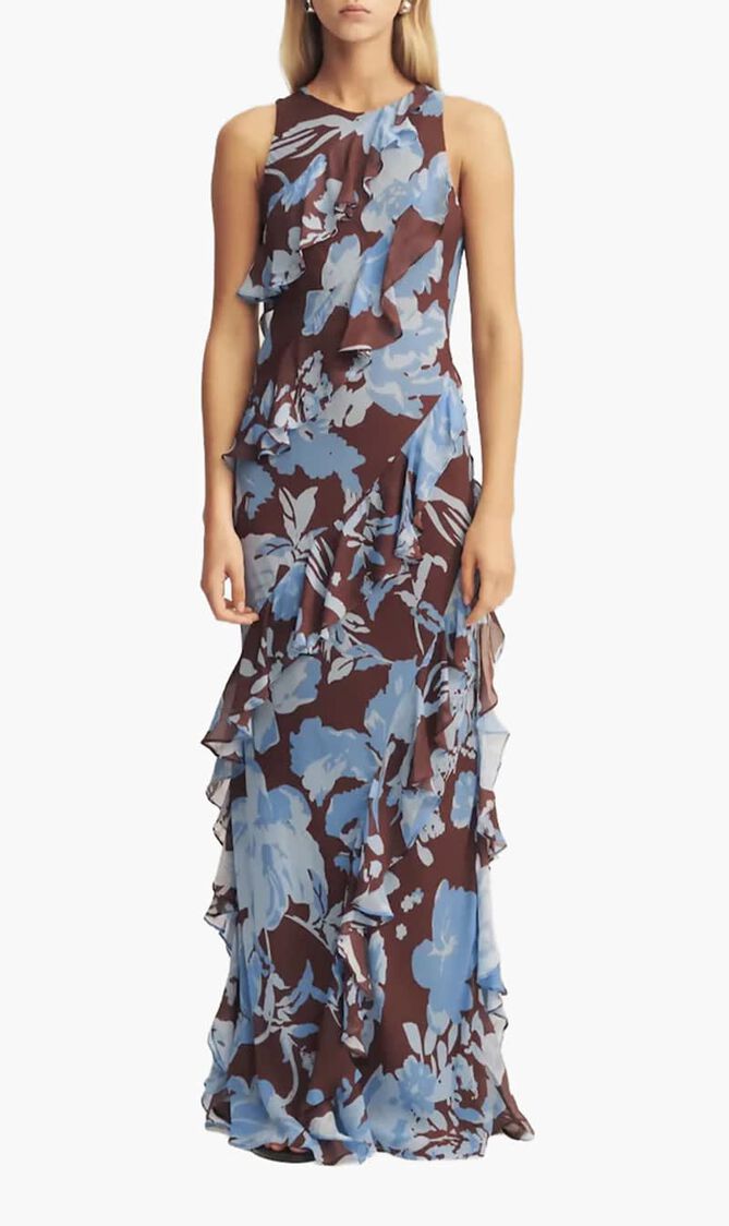 Ruffle Maxi Dress