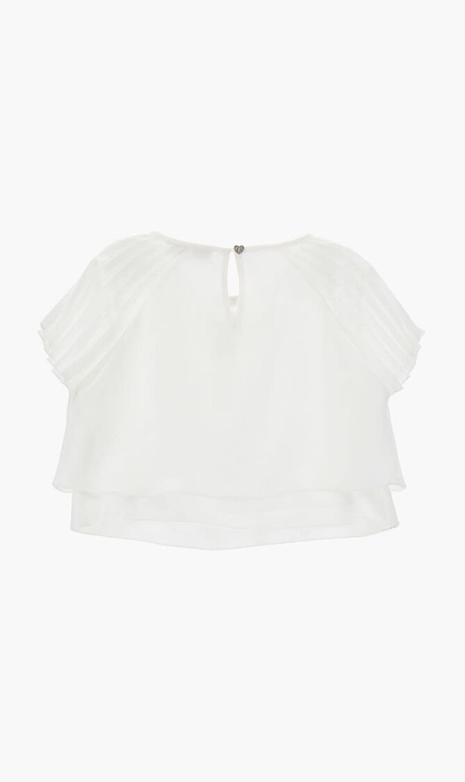 TOP COCKTAIL CON PLISSE