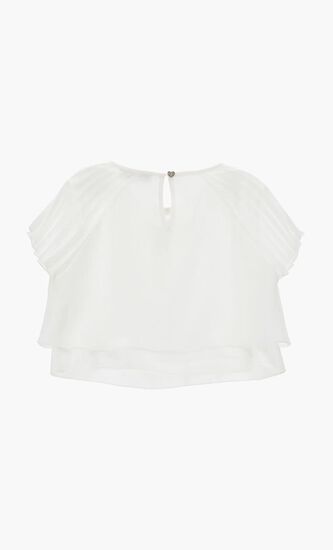 TOP COCKTAIL CON PLISSE