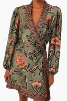 Arabesque Long Sleeve Mini Dress