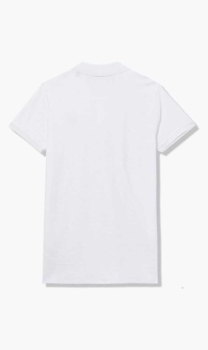 Jacquard Short-Sleeve Polo Shirt