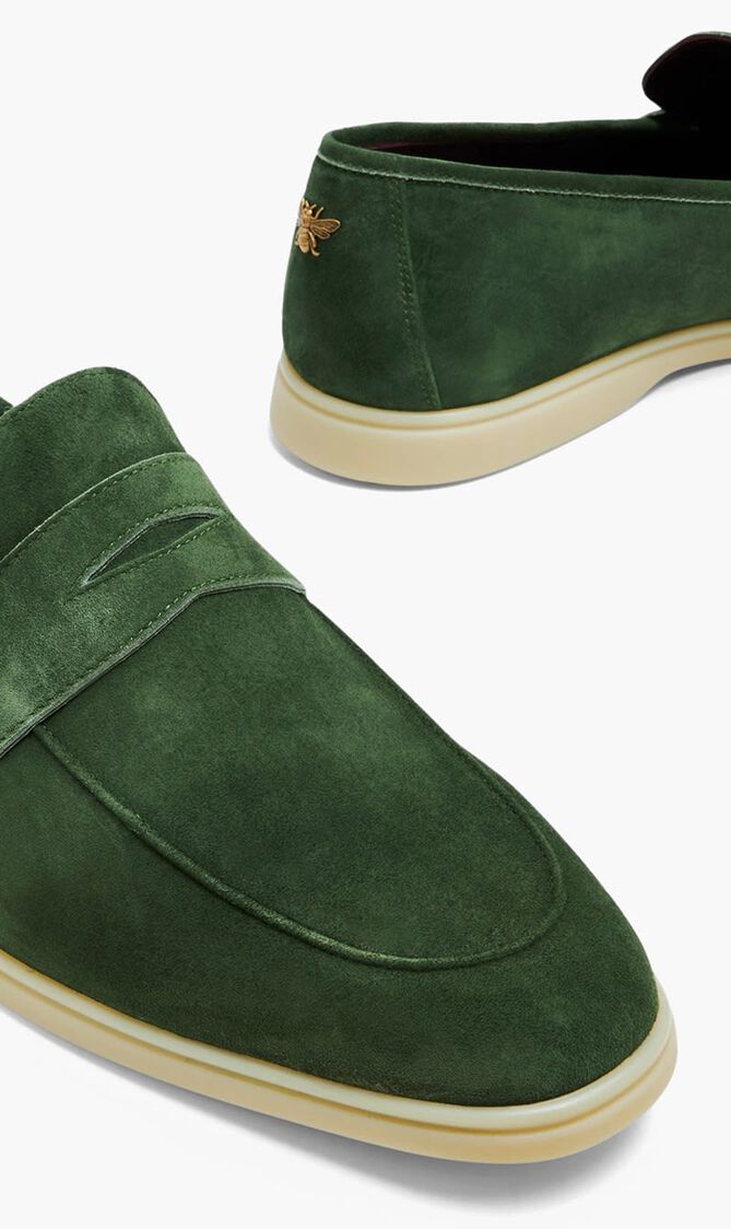 Suede Loafers