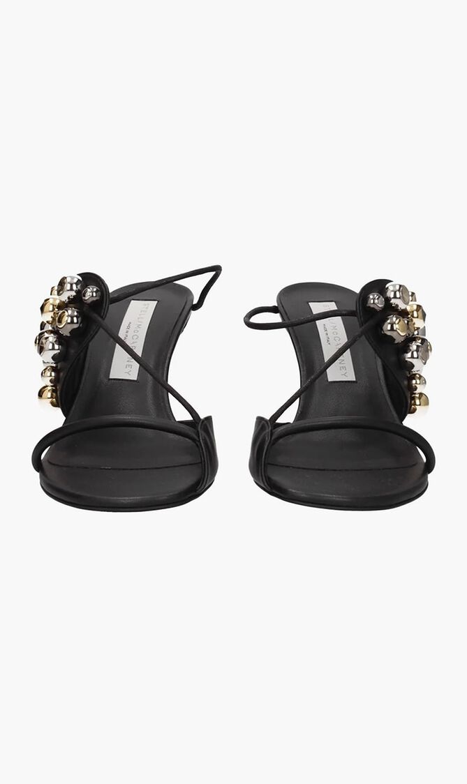100 Lace Up Stud Mules