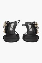 100 Lace Up Stud Mules