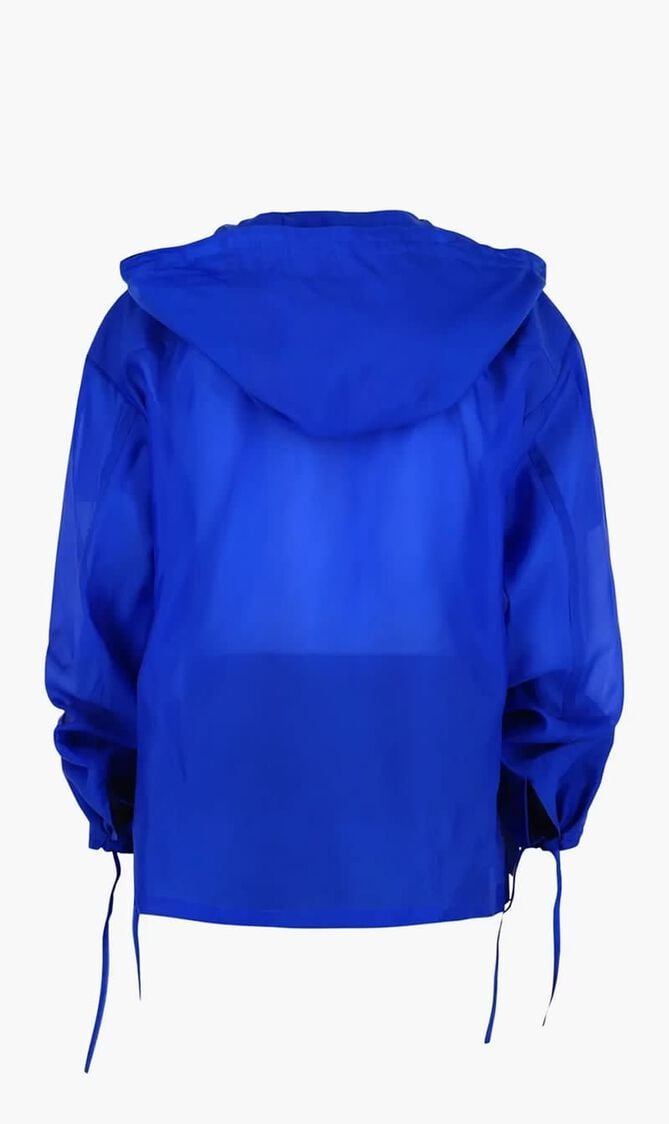Silk Blend Hooded Shirt