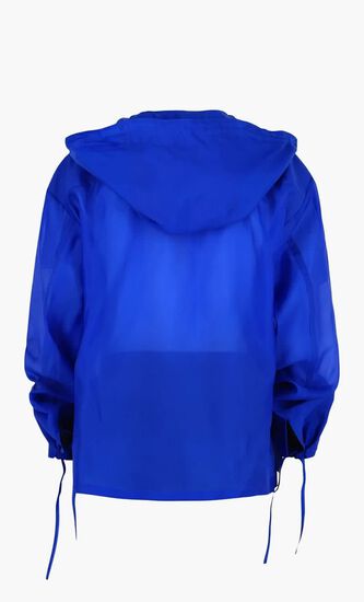 Silk Blend Hooded Shirt