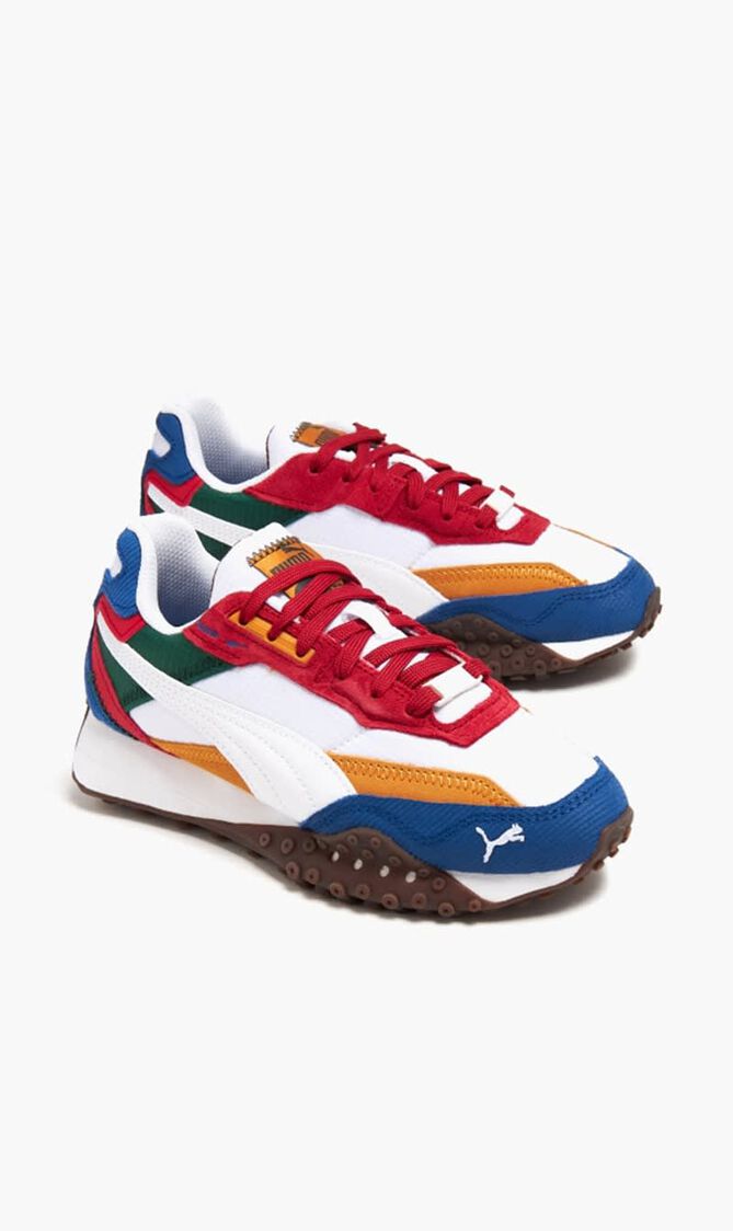 BLKTOP RIDER MULTICOLOR JR PUMA WHITE-CL