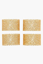 Venice Napkin Ring Gold Set Of 4