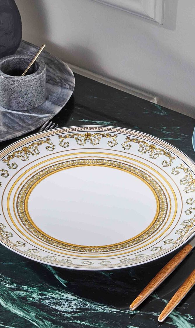 Virtus Gala Dinner Plate Round White 27cm