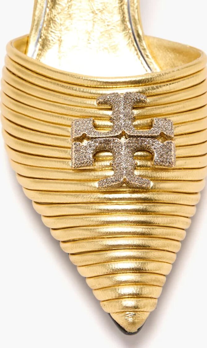 Eleanor Pave Bombe Mule Heels