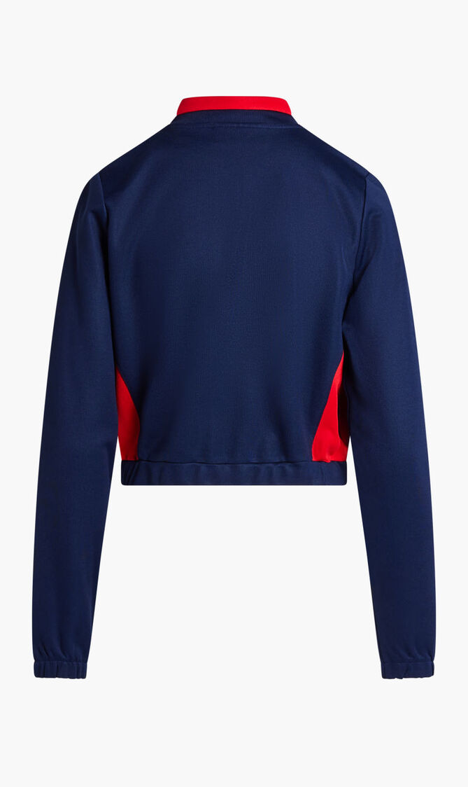 COLOUR BLOCK ZIP THROUGH TRACK JACKET