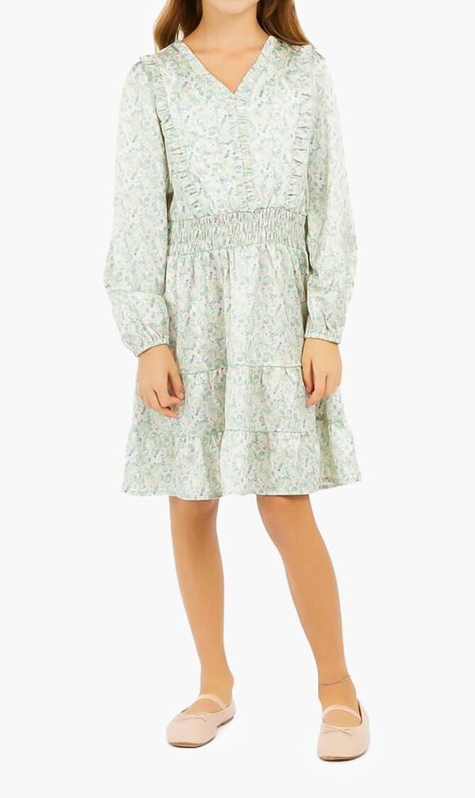 Poly Satin Ls Dress