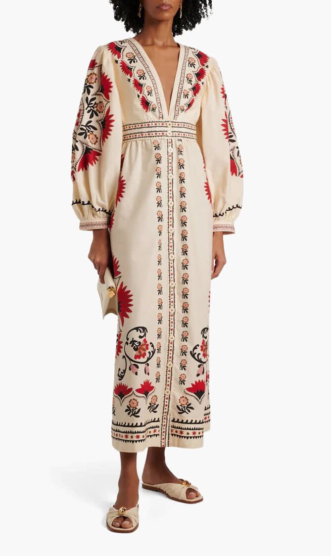 Cashew Mandala Printed Maxi Dress