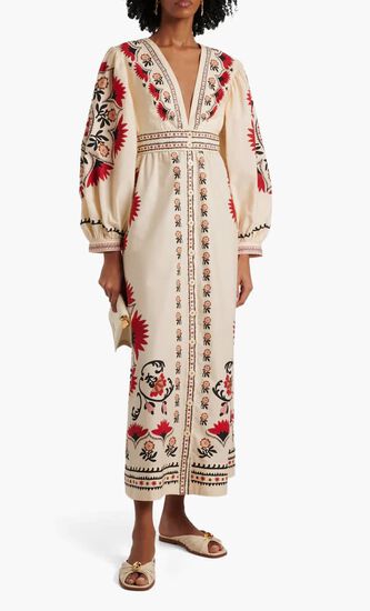 Cashew Mandala Printed Maxi Dress