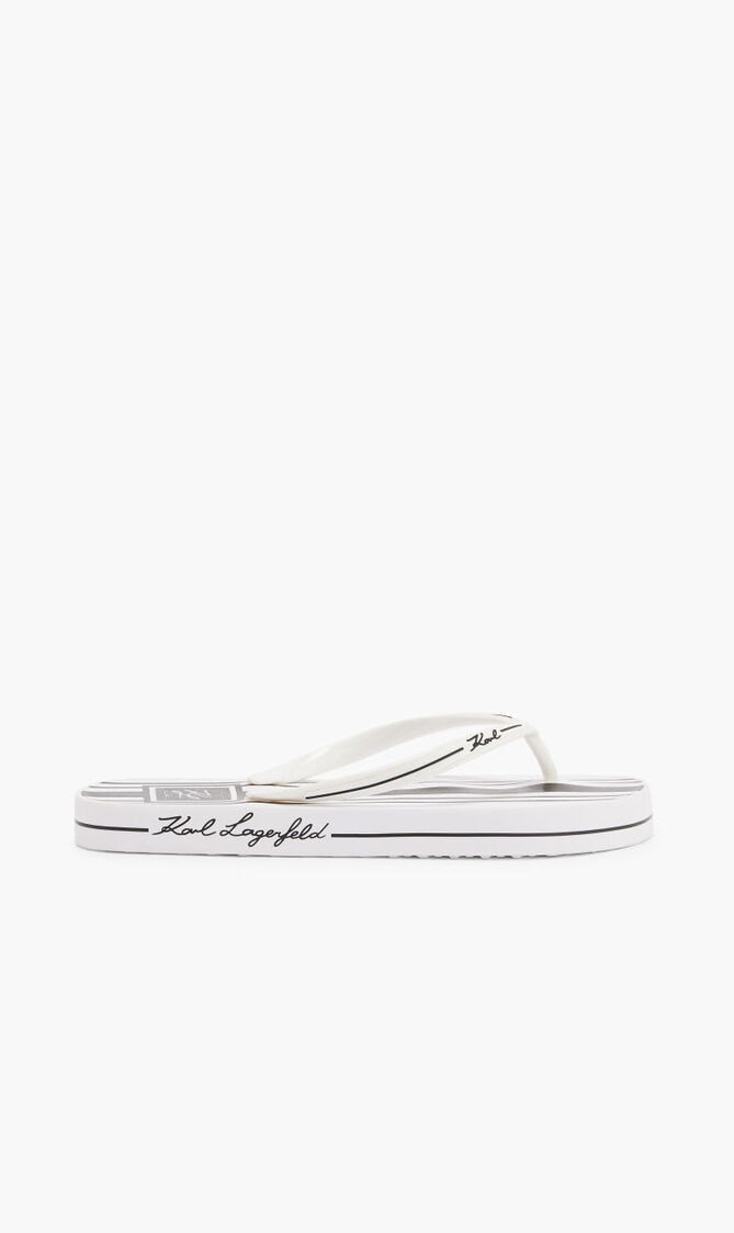 KOSTA KARL AUTOGRAPH THONGWHITE RUBBER