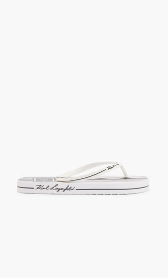 KOSTA KARL AUTOGRAPH THONGWHITE RUBBER