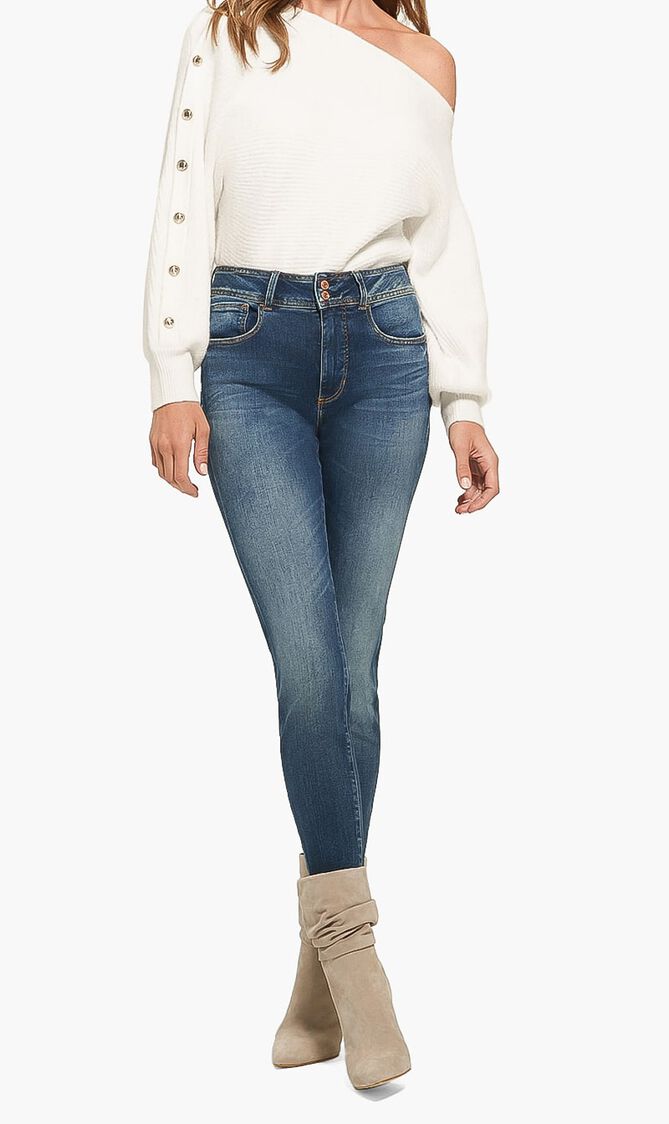 Button Closure Sweater