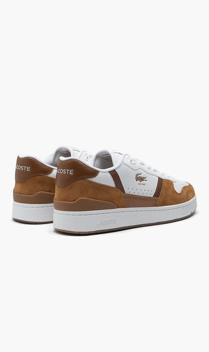 T-clip Set Leather Sneakers