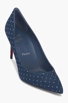 Kate 85 Embellished Denim Heels