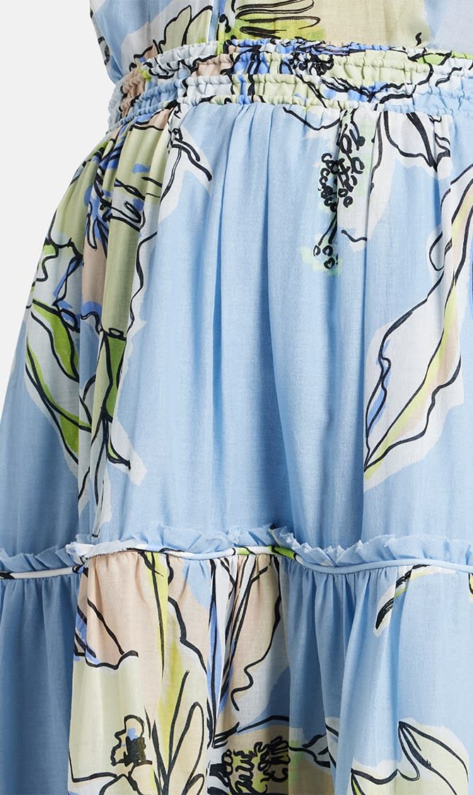 ROMANTICA VOILE MIDI SKIRT