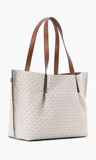 Emilia Large Logo Print Tote Bag