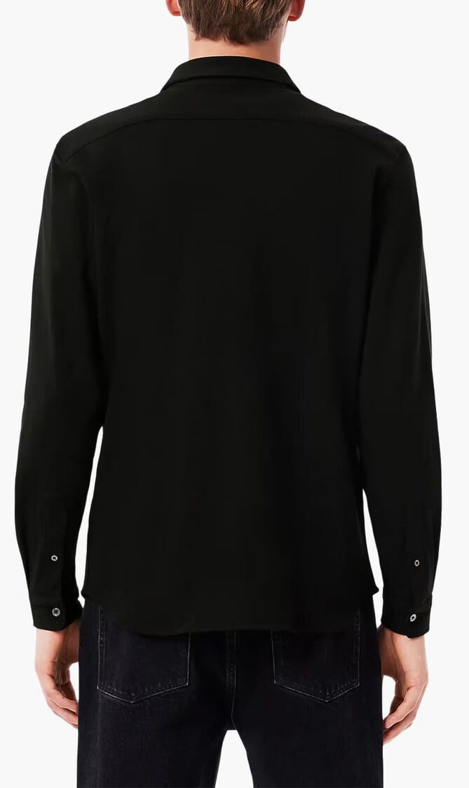 Slim Fit Cotton Pique Shirt
