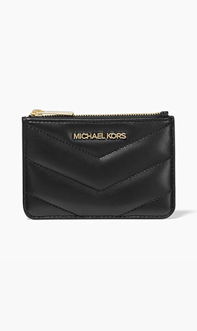 Jet Set Travel Small Quilted Coin Pouch