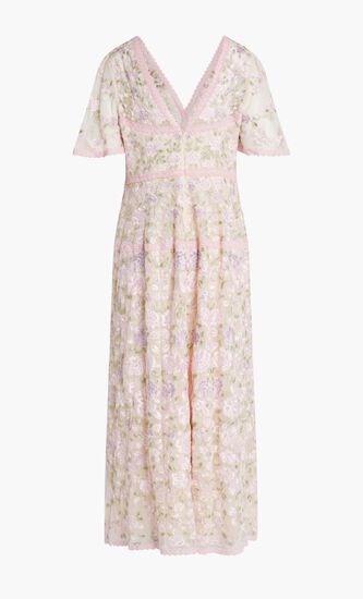 LAVENDER ROSE ANKLE GOWN