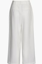 Cropped Stretch Twill Belted Pants