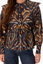 Ikat Matelasse Blouse