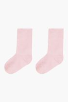 Floral-embroidered Socks