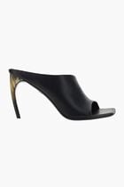 Curved Heeled Sandals