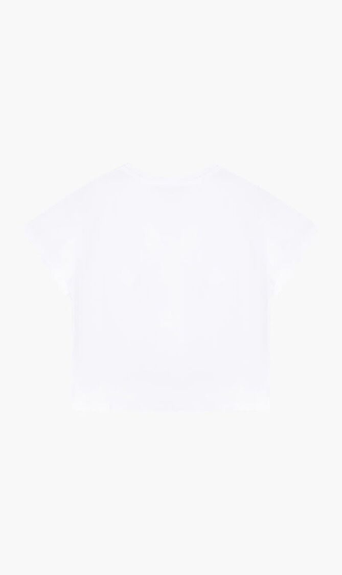 GITTY TEE SHIRT CR24 FOILED TURTL BLANC