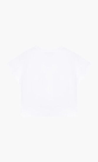 GITTY TEE SHIRT CR24 FOILED TURTL BLANC