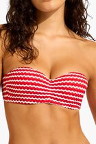 MESH EFFECT BUSTIER BANDEAU