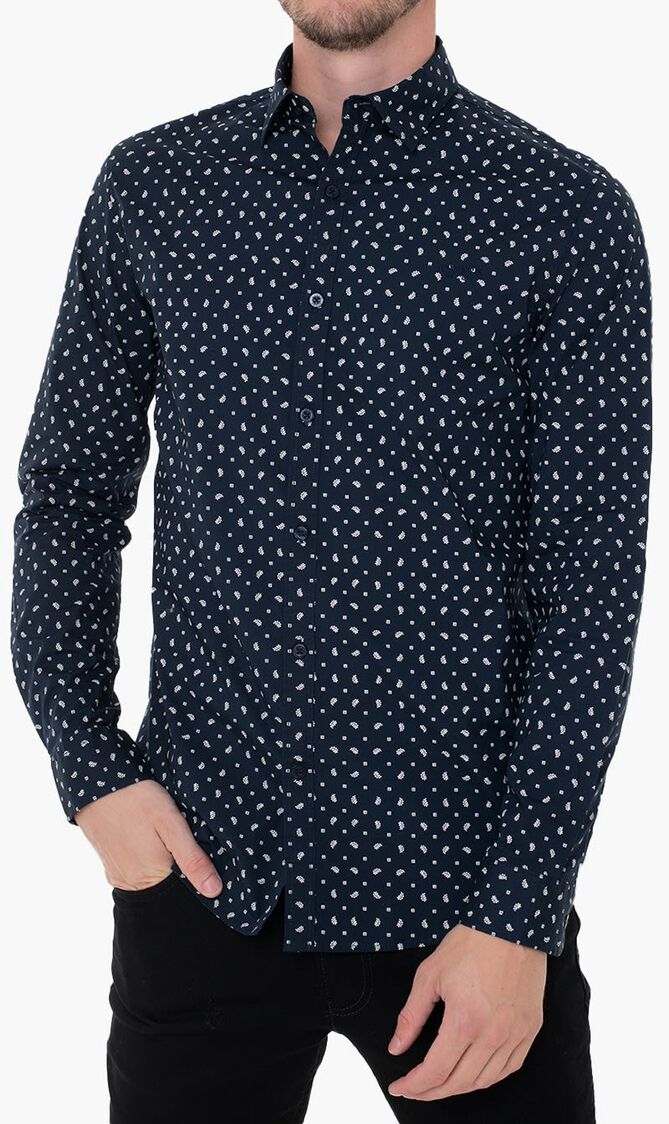 LS SUNSET AOP SHIRT
