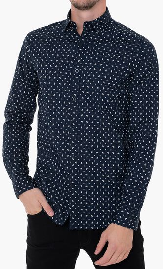 LS SUNSET AOP SHIRT
