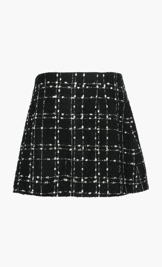Metallic Boucle Skirt