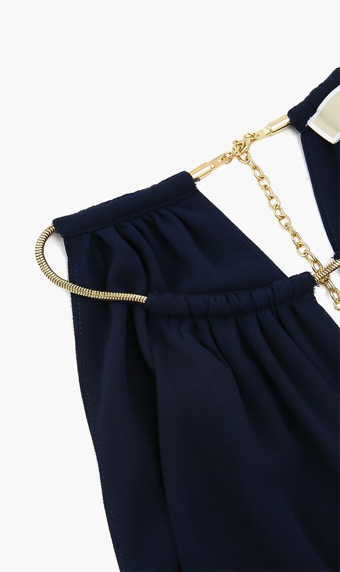 Halter Neck Midi Dress