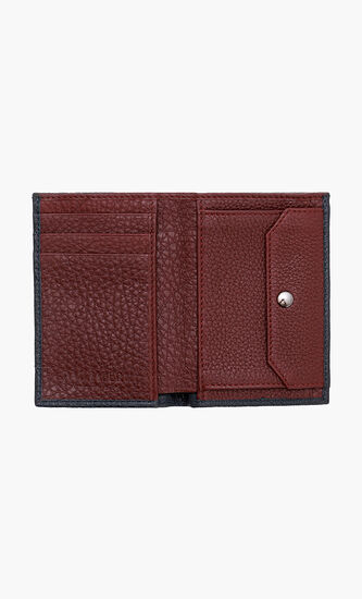 Two Tone Leather Bi-Fold Wallet