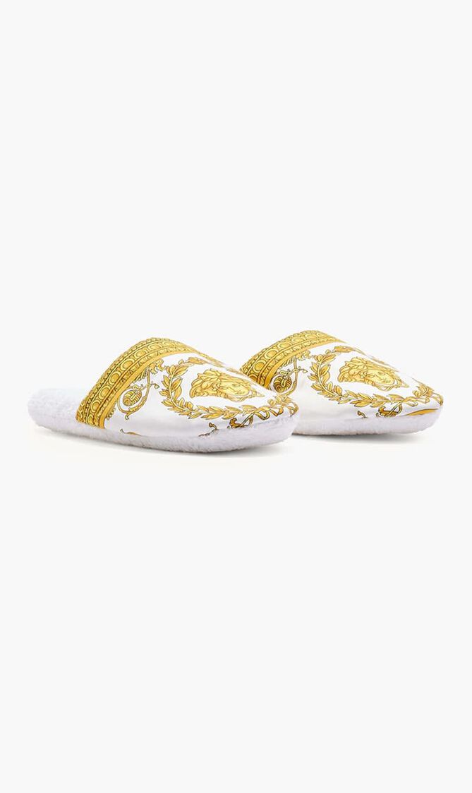 I Love Baroque Slippers White I Love Baroque Slippers White